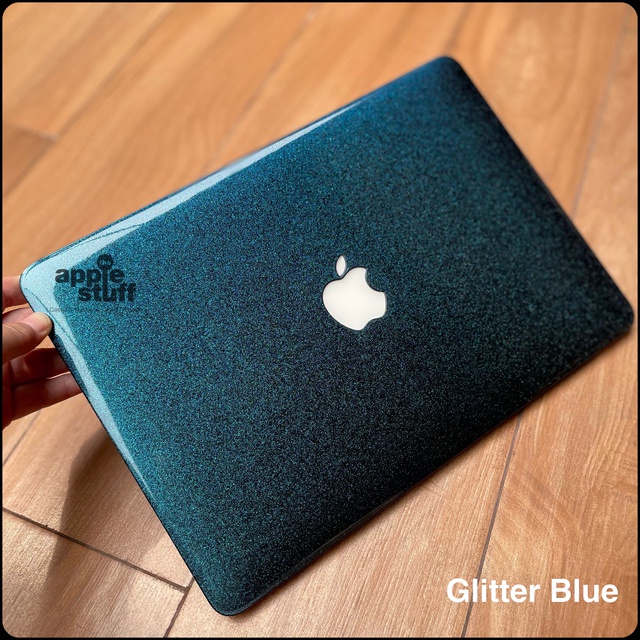 Macbook Case GLITTER BLUE