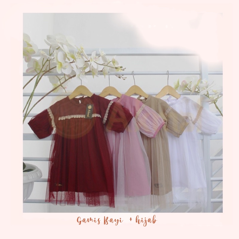 gamis pesta anak 1 2 3 tahun | baju bayi kondangan
