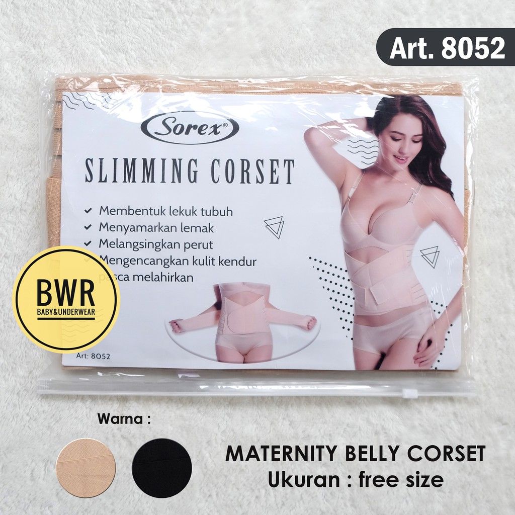 Korset Sorex 8052 | Stragen Pelangsing Pasca Melahirkan MATERNITY BELLY CORSET || Bwr