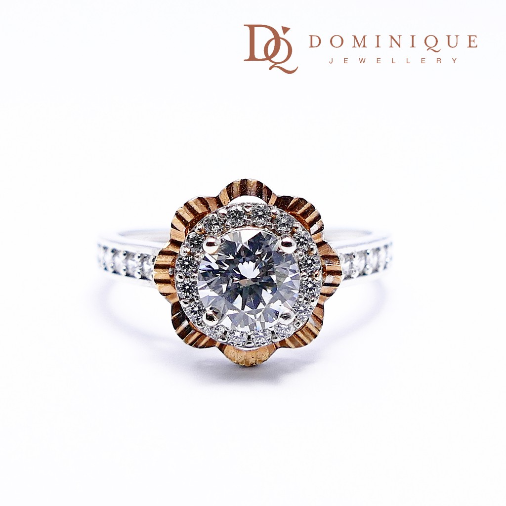 

Dominique Jewellery- Cincin Solitaire 75% SNI DQC 1881