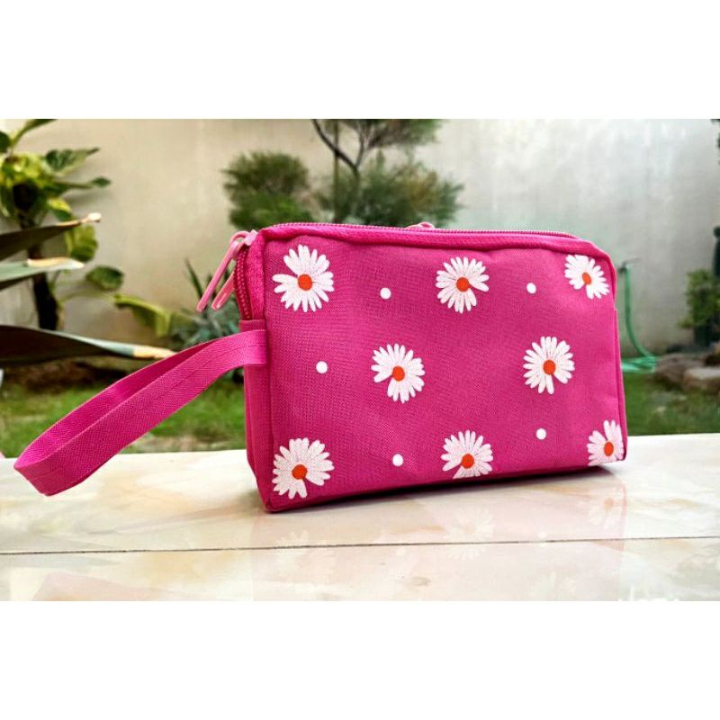 Arifirn Dompet Wanita Hp 3 Resleting - Pouch Make up Wanita