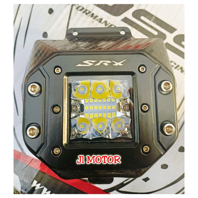 Lampu Tembak - Lampu Reflektor LED CRF KLX D-Tracker 150 CRF150 L - WR 155 WR155 Model Carbon Terang