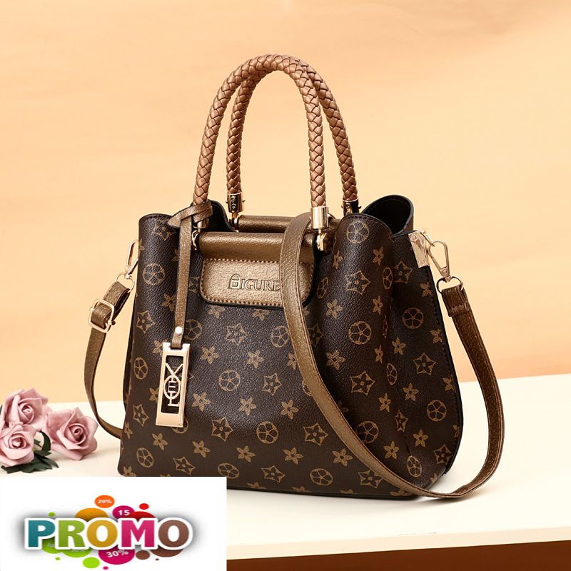 Fashion ekstra murah - Tas wanita import 5489, Top handle bag wanita kekinian viral 2021, Tas slempa