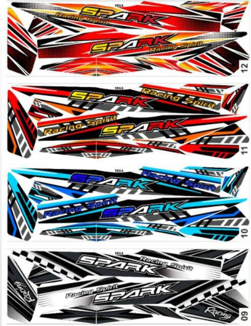 Sticker Striping Variasi Racing Vega R New B Shopee Indonesia