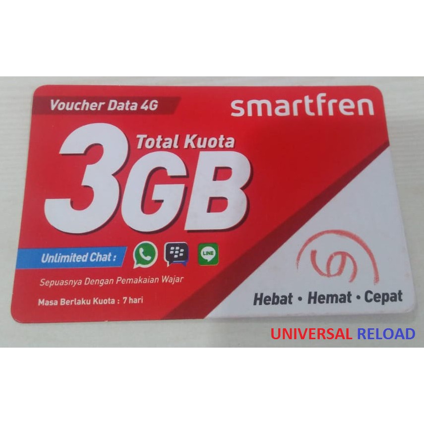 VOUCHER SMARTFREN DATA 4G 4GB