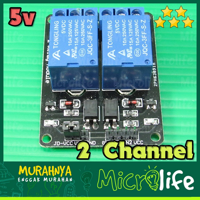 Relay 5v 2 Channel Module