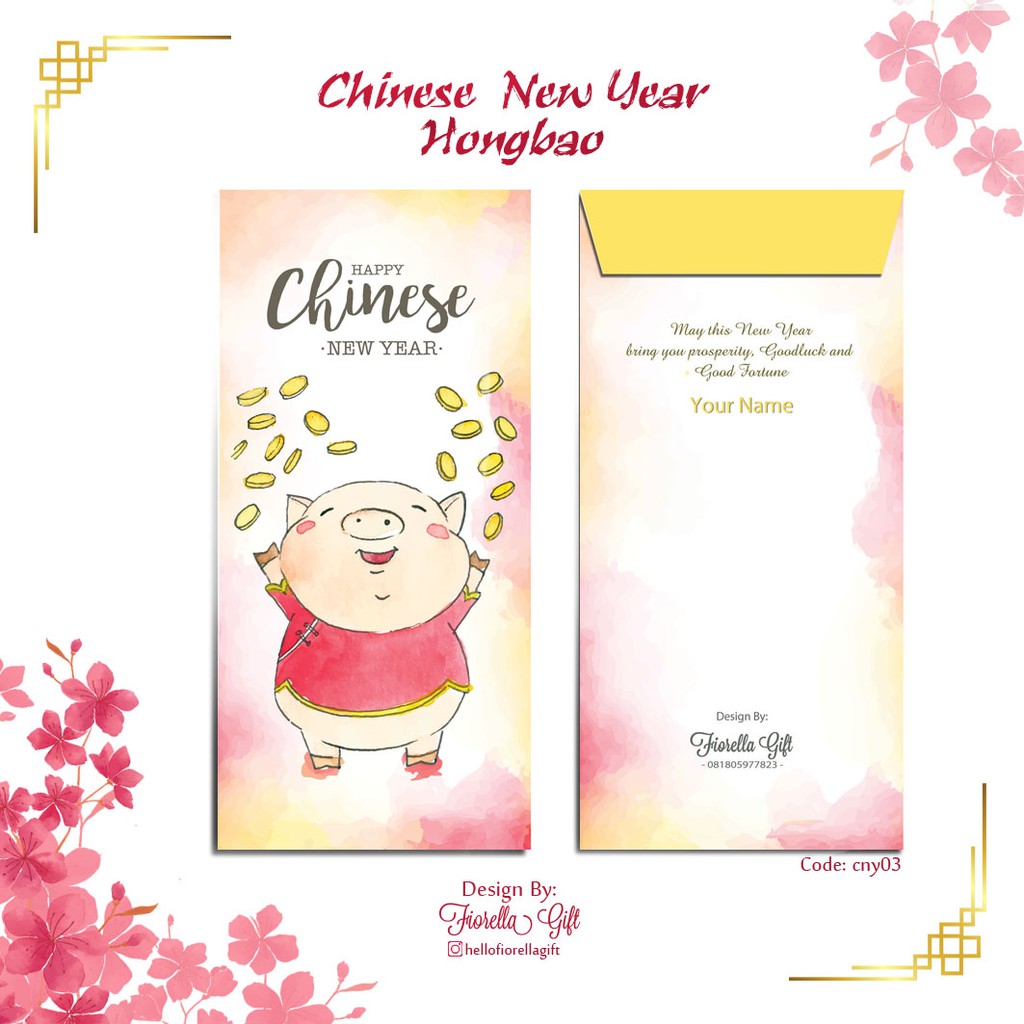 

Amplop angpao imlek custom