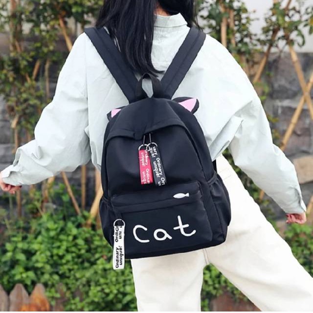 ARMELIA SHOP - TAS RANSEL WANITA CAT SINGLE / TAS RANSEL ANAK