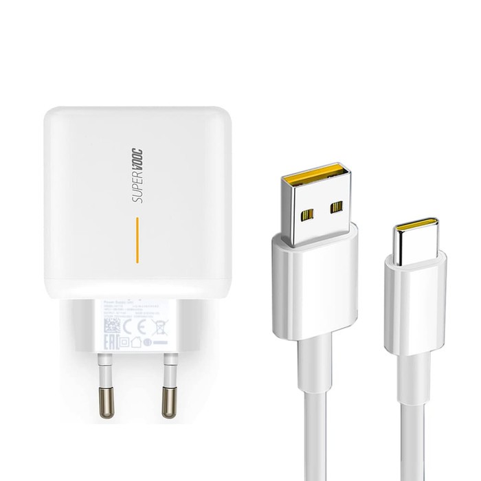 CHARGER OPPO/ REALME SUPER VOOC 65 WATT ORIGINAL 100% USB C