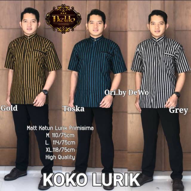 KOKO LURIK/KOKO LENGAN PENDEK