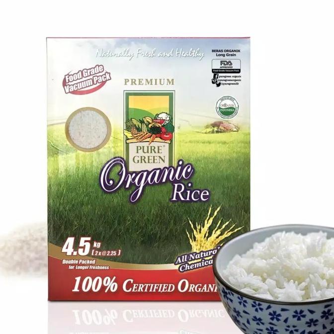 

Cuci Gudang Awal Tahun Puregreen Organic Rice Beras Organik White Long Grain 4,5 kg Cuci Gudang Awal