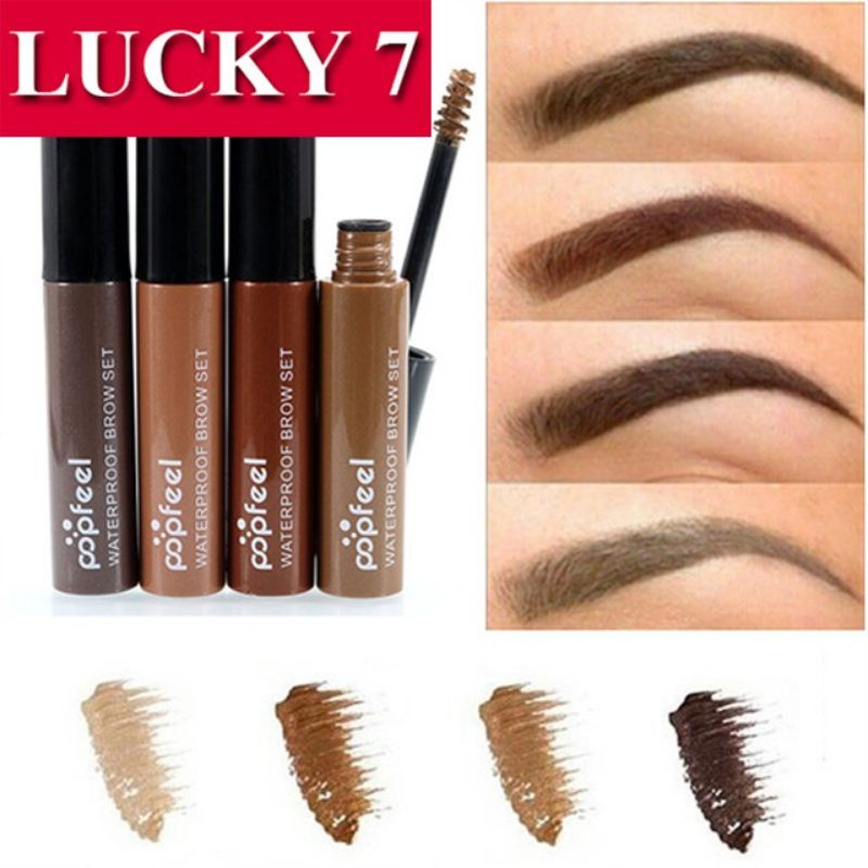 DE3 New Import Korea Popfeel Eyebrow Gel Maskara Pensil Alis Tahan Lama Anti Air Original 4