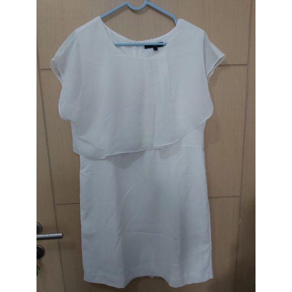 Dress Putih Wanita Merk Cole XL (preloved)