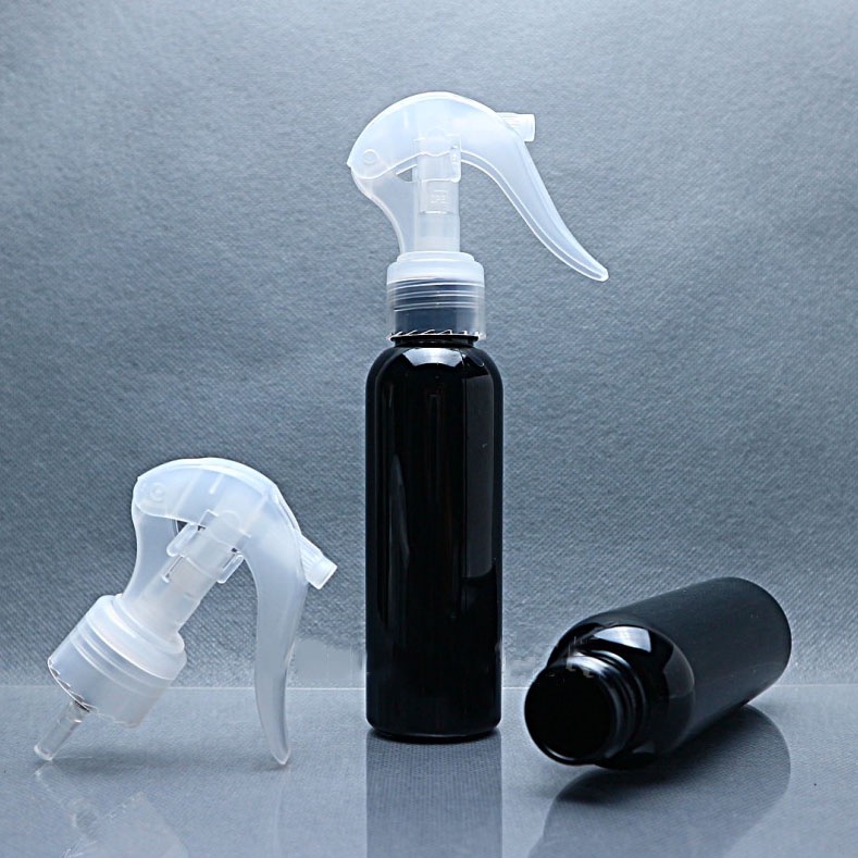 BABEE - BOTOL PLASTIK 100ML HITAM TRIGGER BEBEK / BOTOL SPRAY TRIGGER 100ML HITAM / BOTOl ISI ULANG