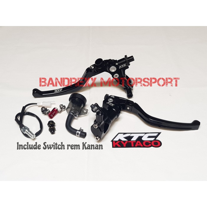 Master Rem Set handle Kopling KTC-Kytaco UP-105 plus Switch Rem hidrolik universal semua motor