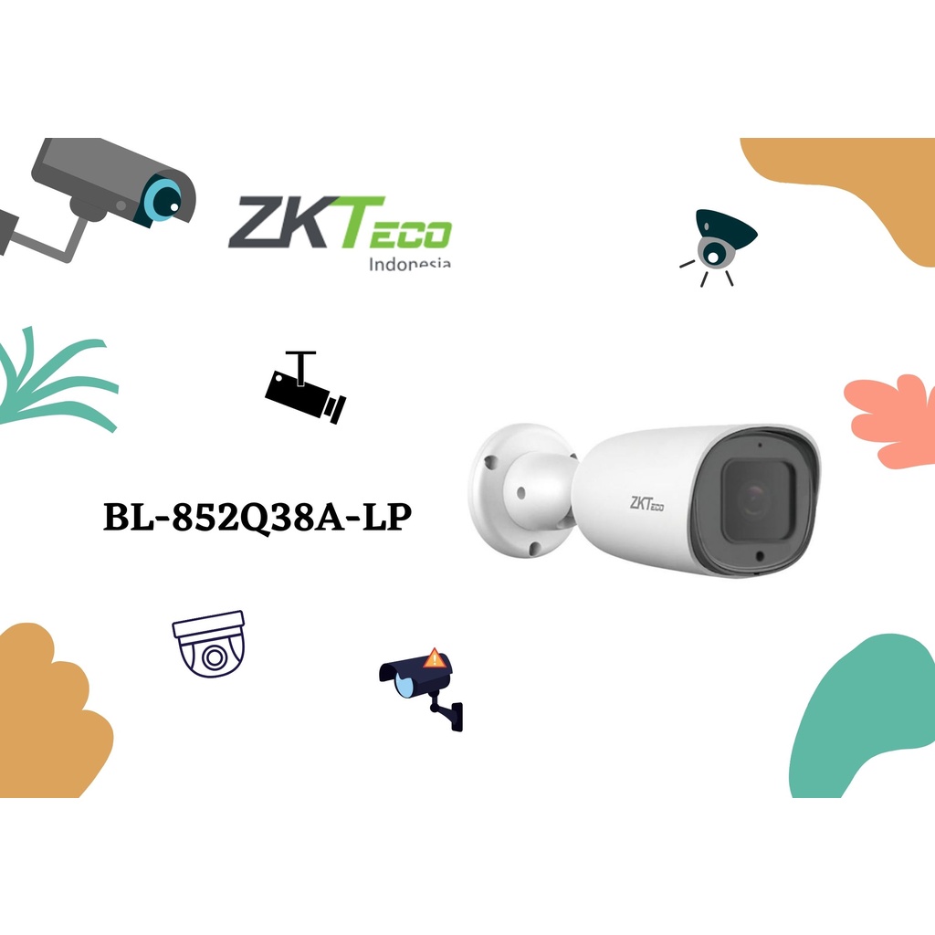Kamera CCTV Indoor 8MP IP Camera ZKTeco - BL-852Q38A-LP