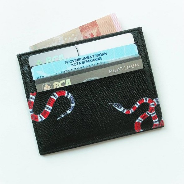 Cardholder CUSTOM Dompet Kartu 6Slot 12 Slot bisa request gambar kasih nama kado