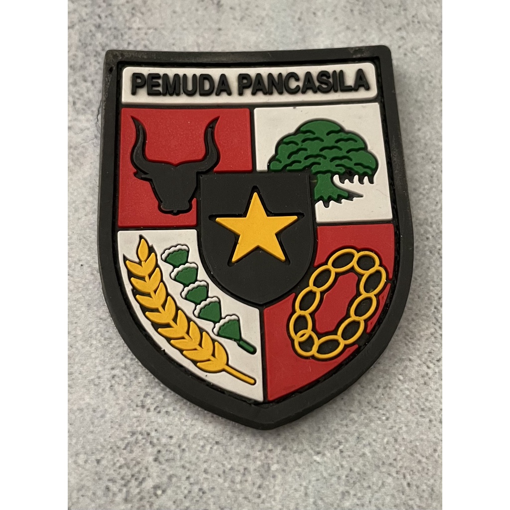 Patch Pemuda Pancasila PP (Perisai) - Patch Velcro PP - Prepetan