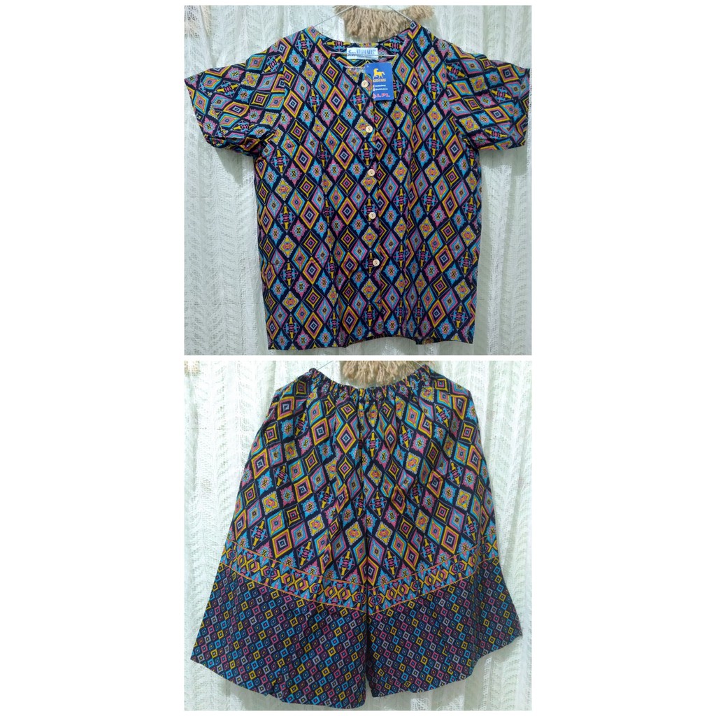 Daster Setelan/Baby Doll/Daster Piyama Kuda Mas Motif Kekinian Gaul Busui Friendly