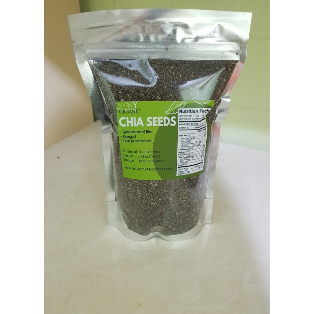 

ORGANIC - CHIA SEEDS 99.7% PURITY (tingkat kemurnian yg sgt tggi)