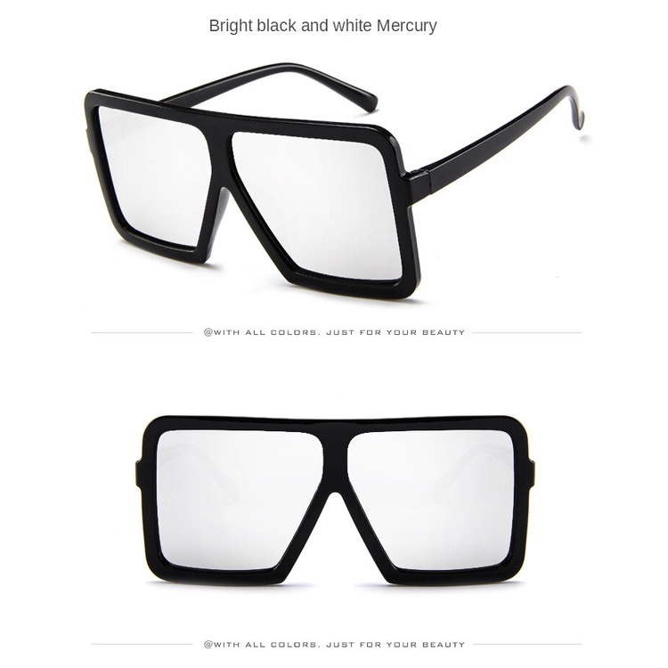 Kacamata Bingkai Besar Warna Hitam Gaya retro Eropa Amerika Untuk Pria Dan Wanita