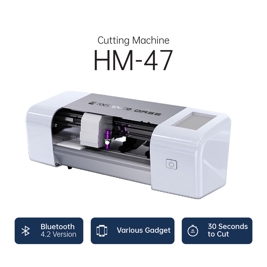 OASE ROCK SPACE MESIN CUTTING HM47  FREE TABLE ANDROID 8" ALAT  PEMOTONG ANTI GORES HYDROGEL ALL TYP