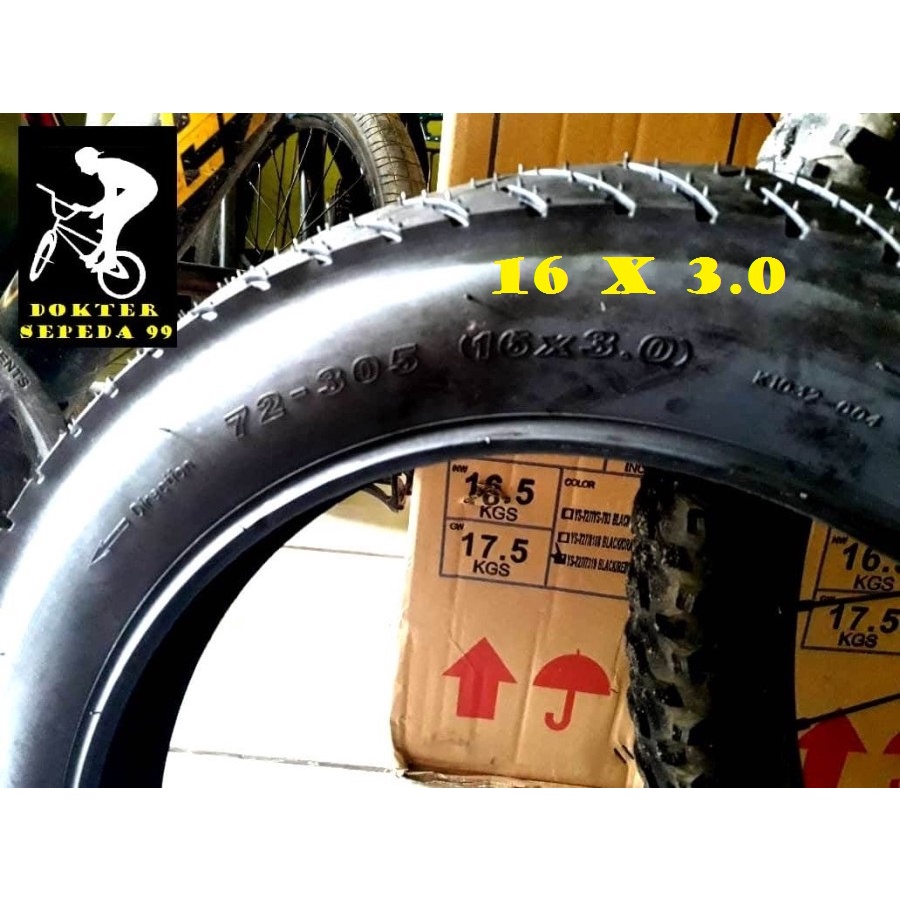 Ban Luar 16 x 3.0 sepeda bmx