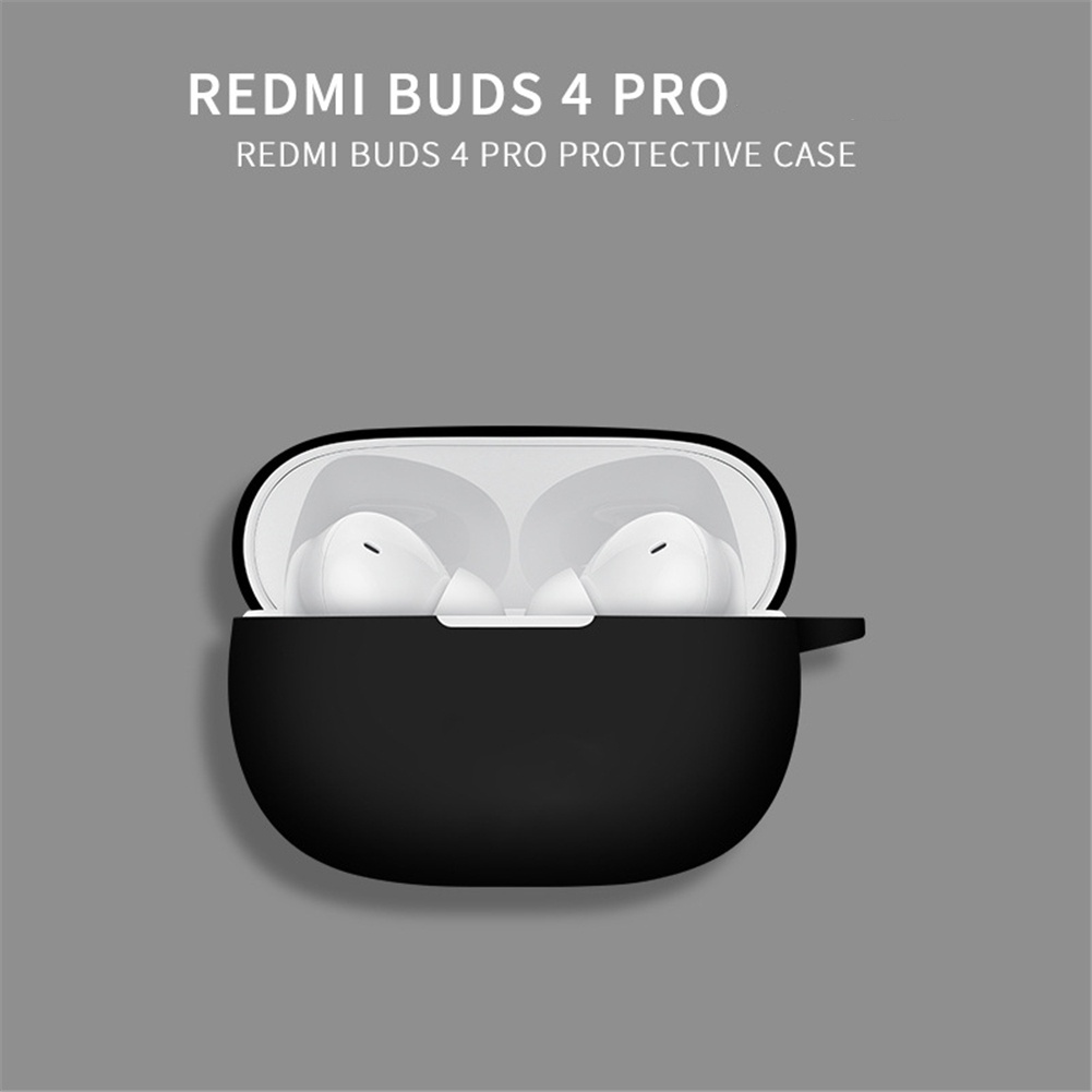 Soft Case Silikon Earphone Wireless Dengan Kait Untuk Redmi Buds 4 Pro