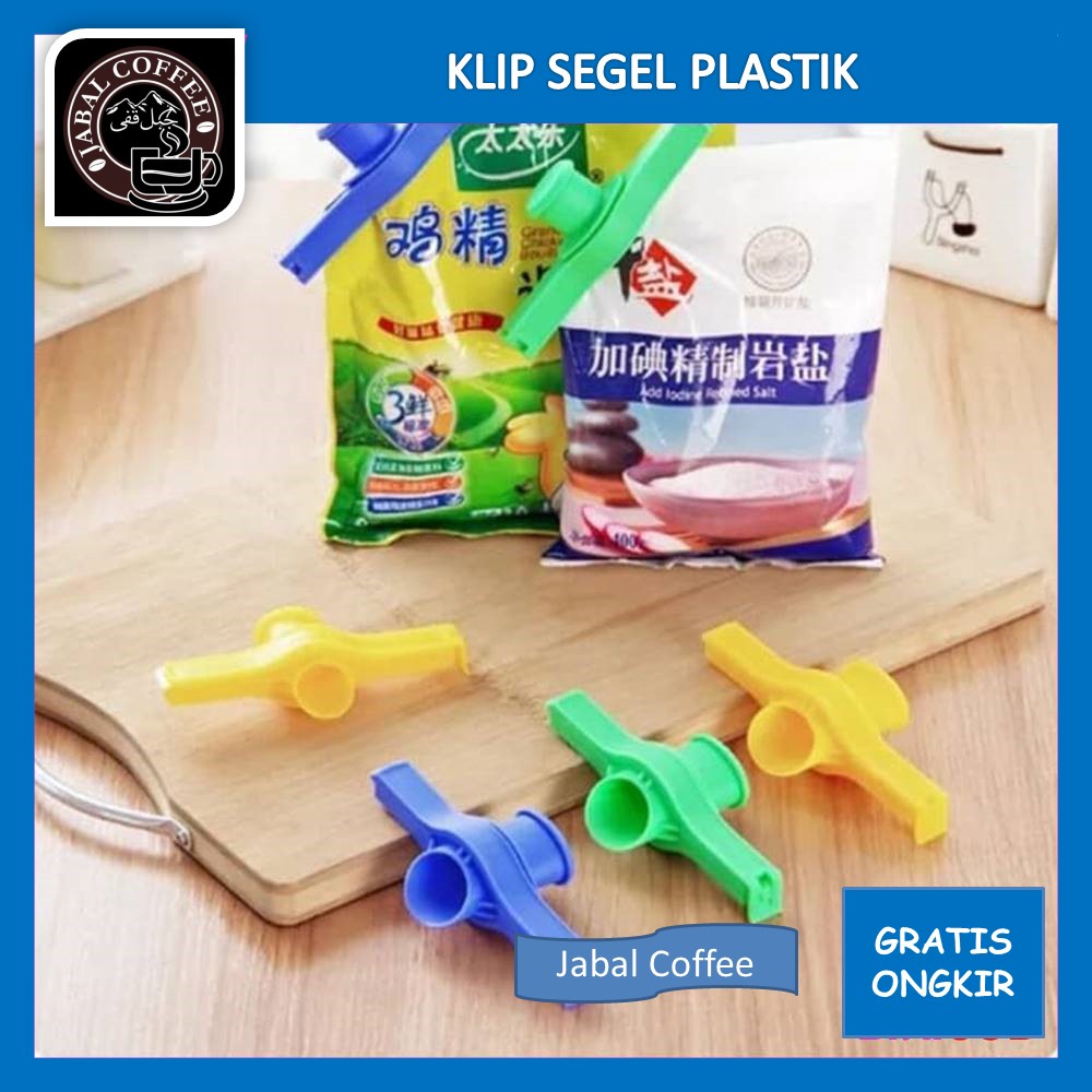 Clip Penjepit Kemasan Snack Food Sealer / Klip Segel Plastik Penutup Makanan / Klip Kemasan Snack