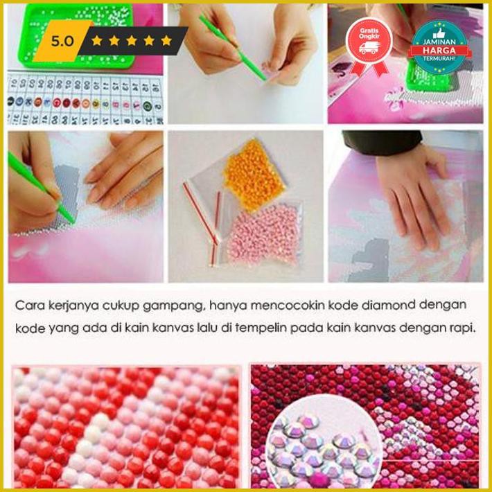 

Kerajinan Tangan Diy Diamond Painting 5D. 9 Koi Kecil Flash (78X38 Cm) D57F Exclusive