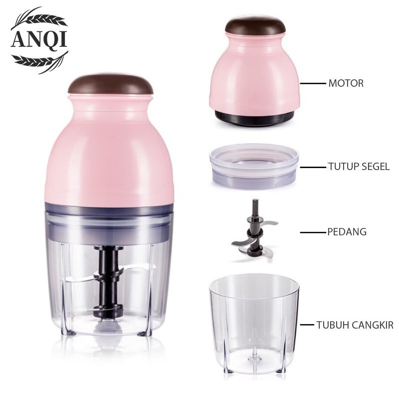 ANQI 1888 Goto Capsule Blender Cutter Quatre Kapsul Penggiling Daging VS-1828