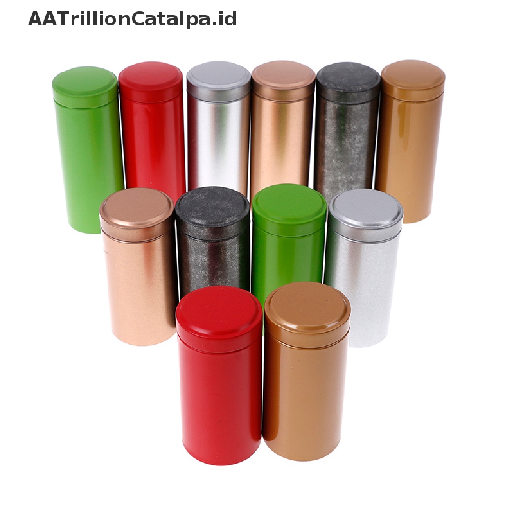 (AATrillionCatalpa) Kontainer Kedap Udara Anti Bau Bahan Timah Untuk Herbal