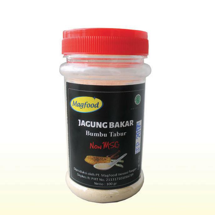 

BERKUALITAS! Bumbu Tabur Bubuk Powder MAGFOOD Rasa Jagung Bakar non MSG 100gr