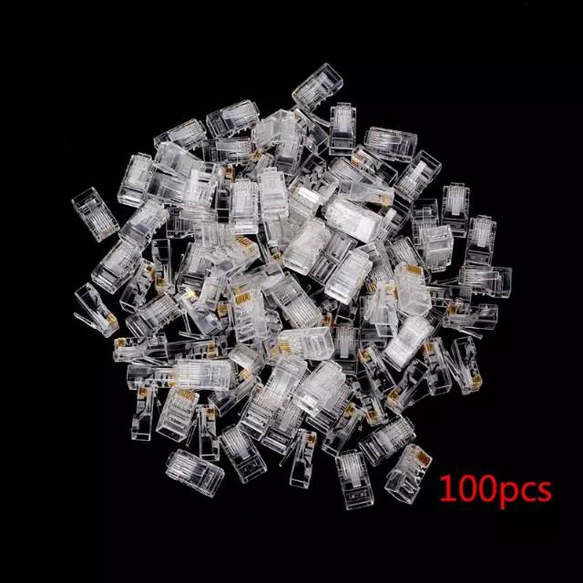 KONEKTOR JACK RJ45 CAT5 100 PCS