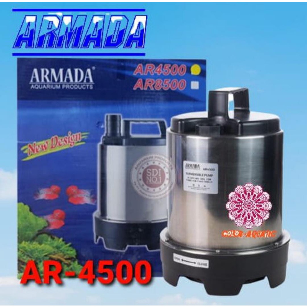 pompa celup air stainless pompa kolam armada AR 4500