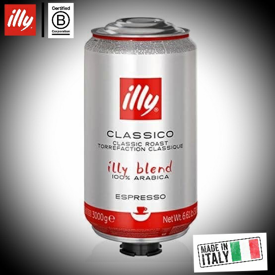 Coffe ILLY / Biji Kopi Illy / BEANS coffee ILLY INTENSO CLASSICO 3Kg