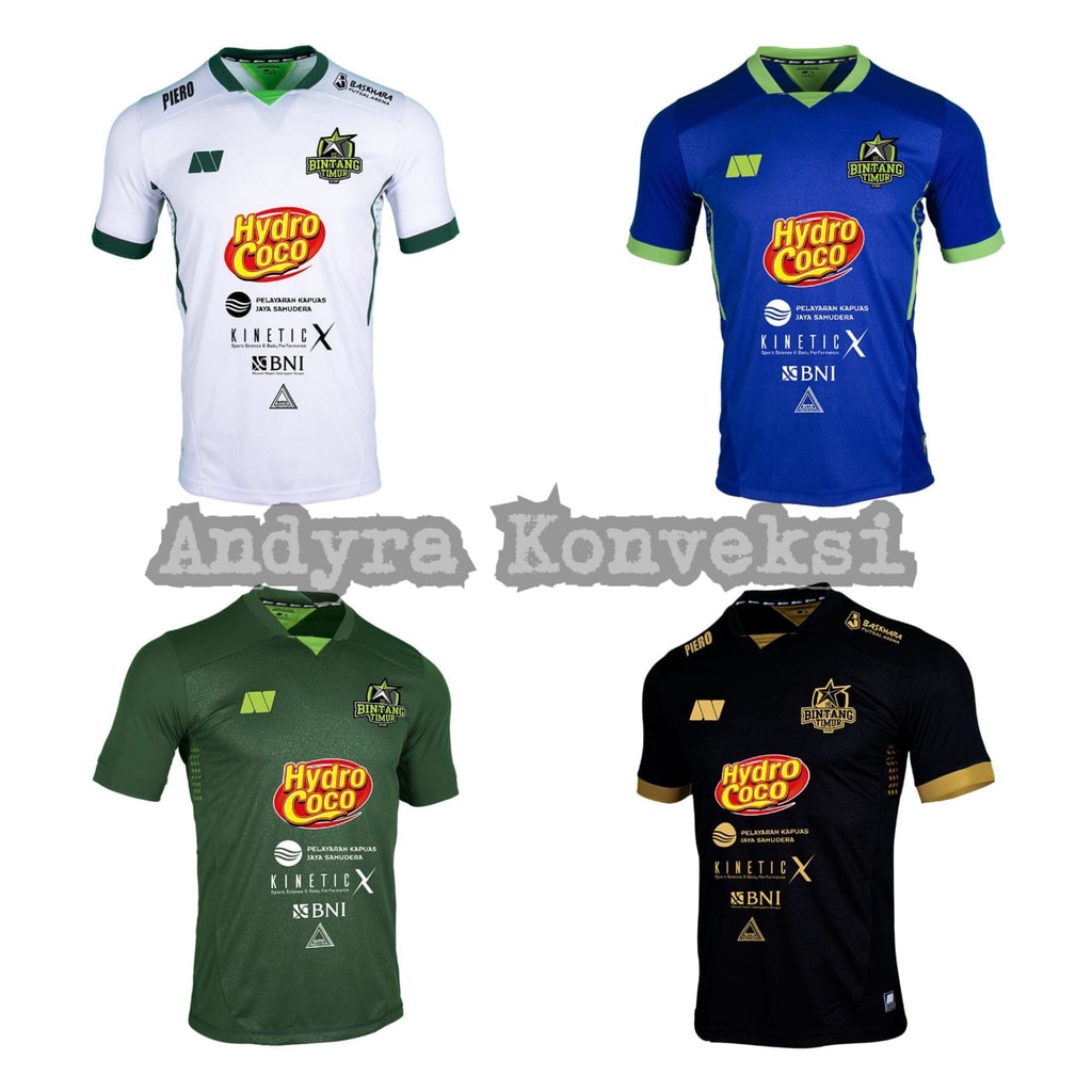 Jersey BTS Bintang Timur Surabaya - FULL PRINTING - Gratis Custom Nama