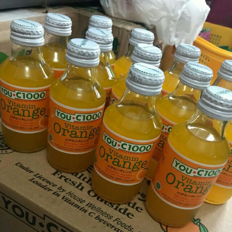 Jual 1 Dus YOU C1000 Minuman Vitamin C Rasa Orange (KHUSUS GRAB/GOJEK
