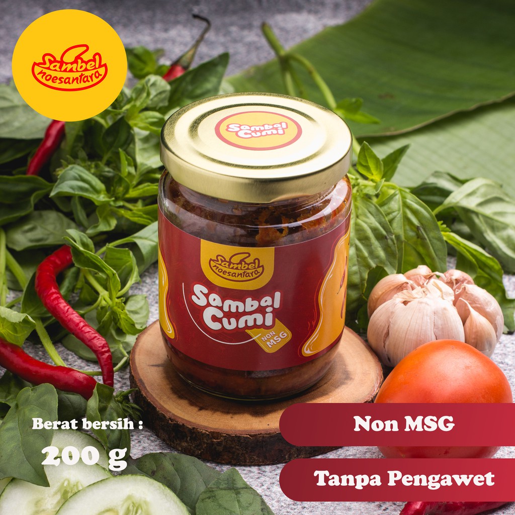 

Sambal Cumi - Non MSG - Tanpa Pengawet - Sambalnoesantara