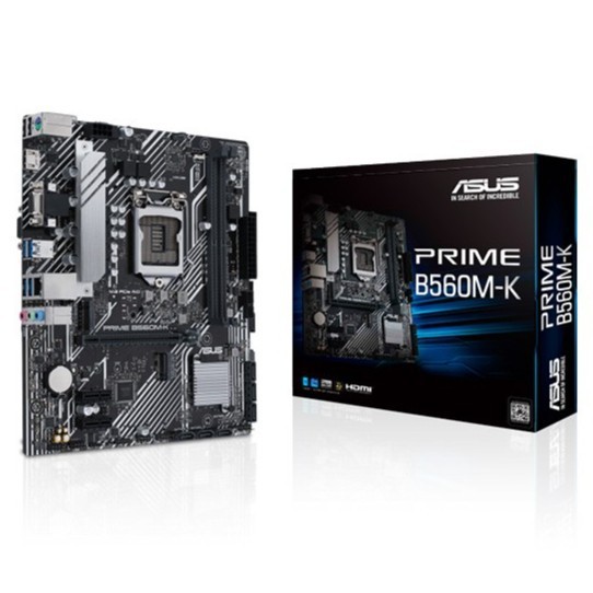 Mainboard ASUS Prime B560M-K mATX LGA1200 Intel Gen11 - ASUS B560M-K - Asus B560MK LGA1200 mATX