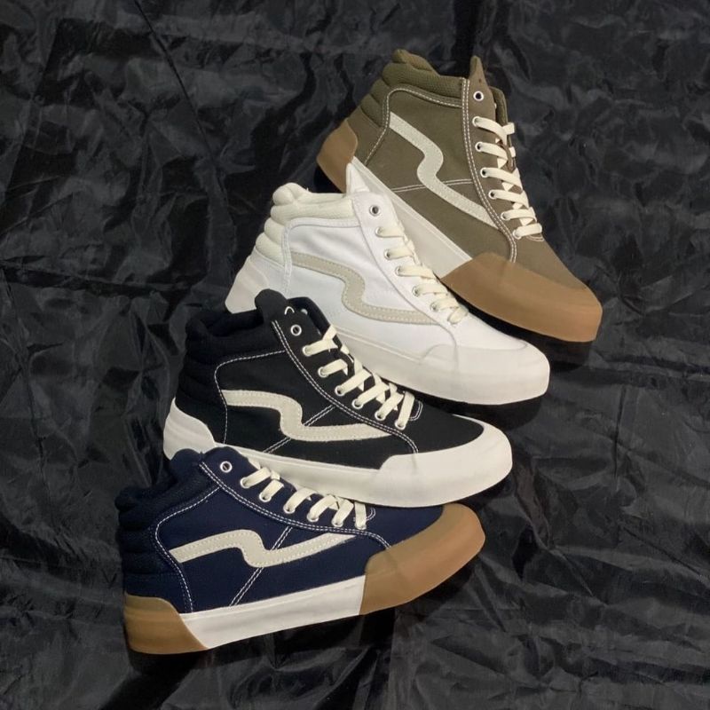 Patrobas Cloud High Black White, Off White, Olive, Navy