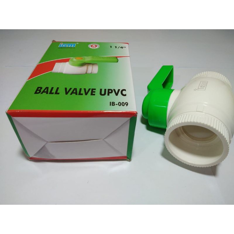 BALVALEP JUMBO HIJAU IGM 1 1/4&quot; / BALL VALVE PVC / STOP KRANBallvalve / Ball Valve / Stop Kran Keran Air BERKUALITAS TEBAL