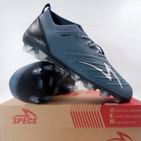Sepatu Bola Specs Swervo Galactica Elite FG Blue Black Silver 101098 Original BNIB