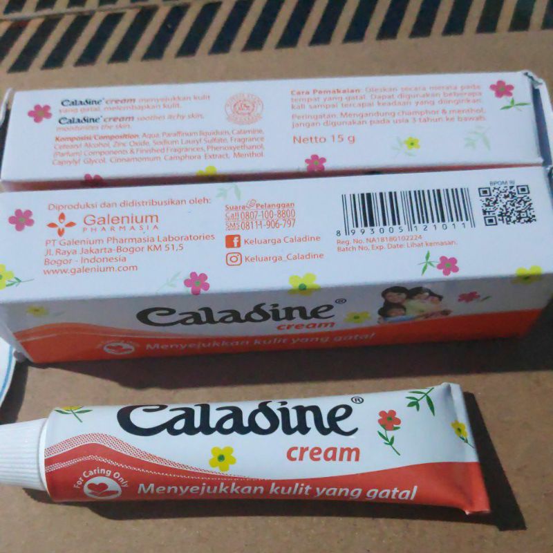 COD Caladine cream 15 g untuk anak 3+ 3 tahun keatas menyejukkan kulit gatal kaladin caladin