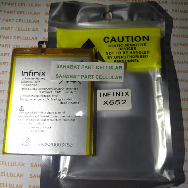 BATERAI BATRE BATTERY INFINIX X552 ZERO 3