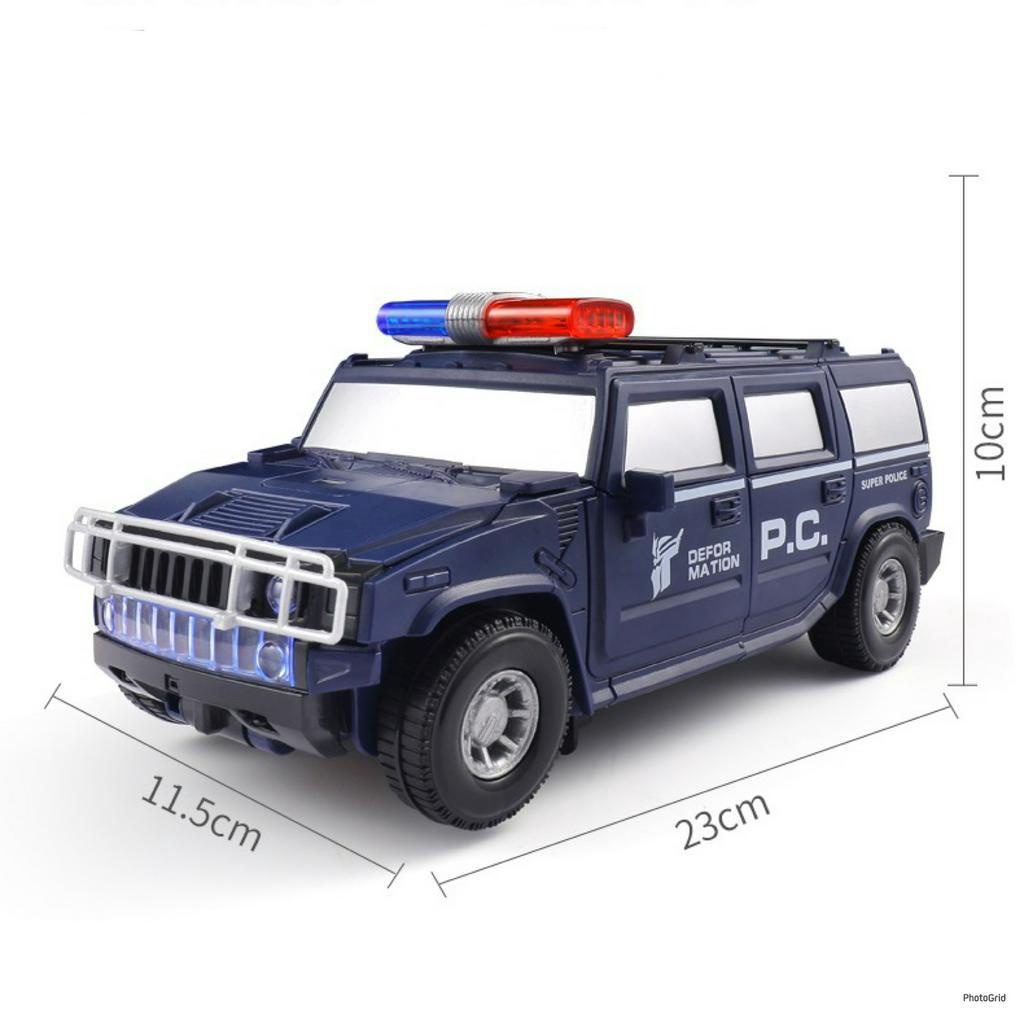 HAPPYTOYS.888 #B74 MAINAN MOBIL POLICE ROBOT / MOBIL ROBOT POLISI WITH LED DAN MUSIC