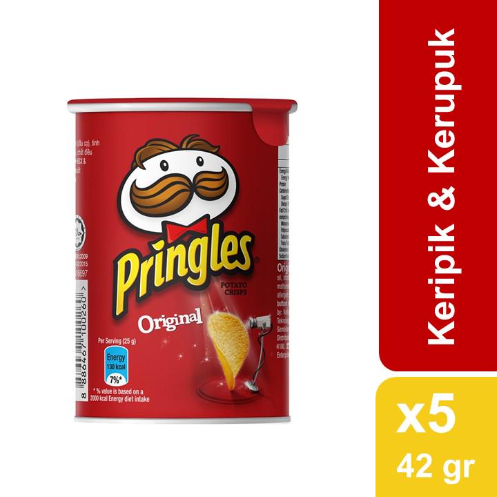 Pringles Original 42 Gr X5 Shopee Indonesia