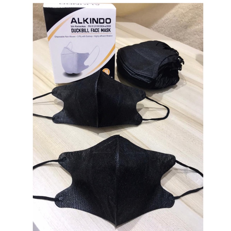 MASKER DUCKBILL ALKINDO ADULT FACE MASK 3PLY BFE 95%