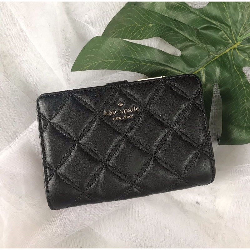 Dompet Kate Spade Authentic Original / Natalia Medium Wallet Black s