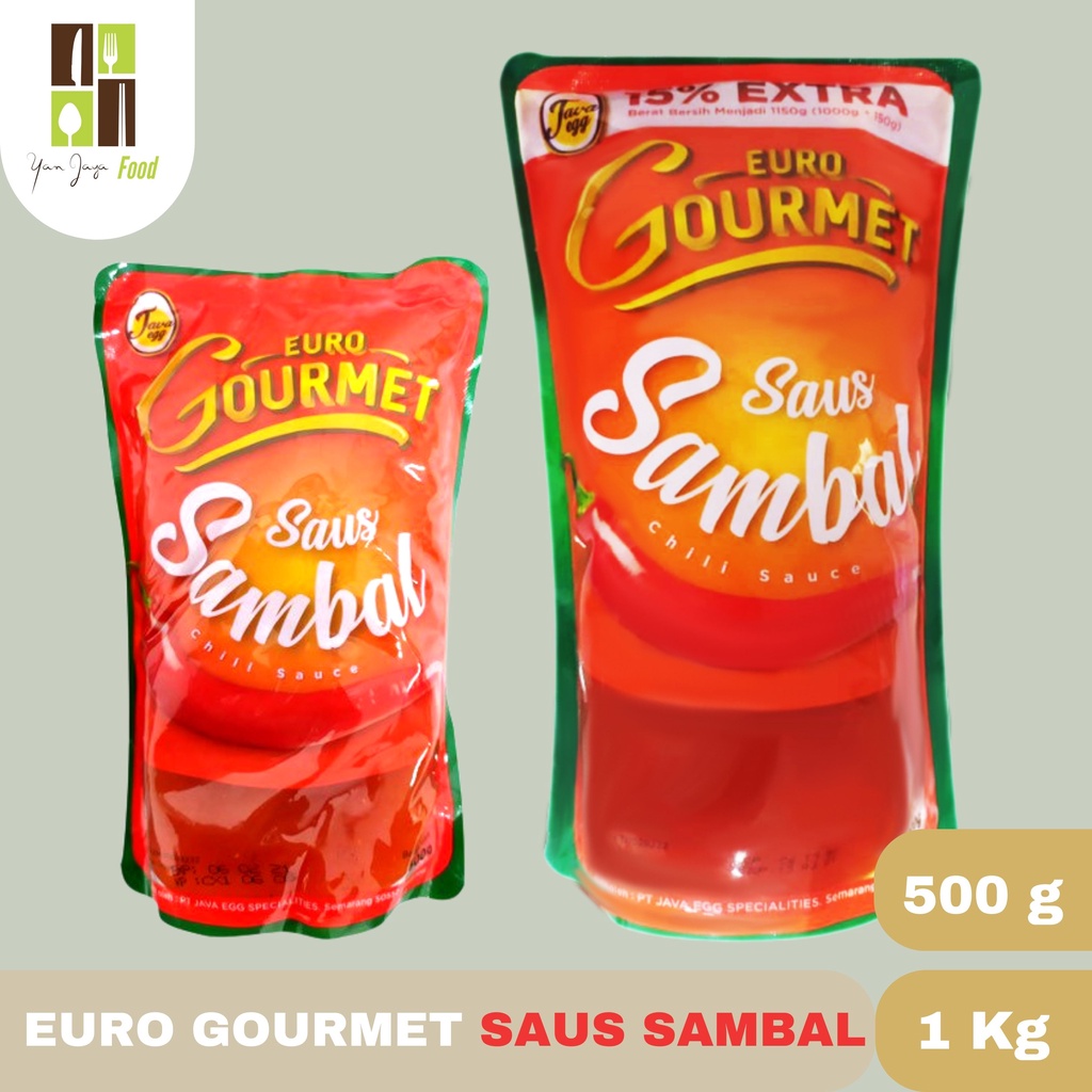 Euro Gourmet Extra Pedas / Saus Sambal  [500g/1Kg]